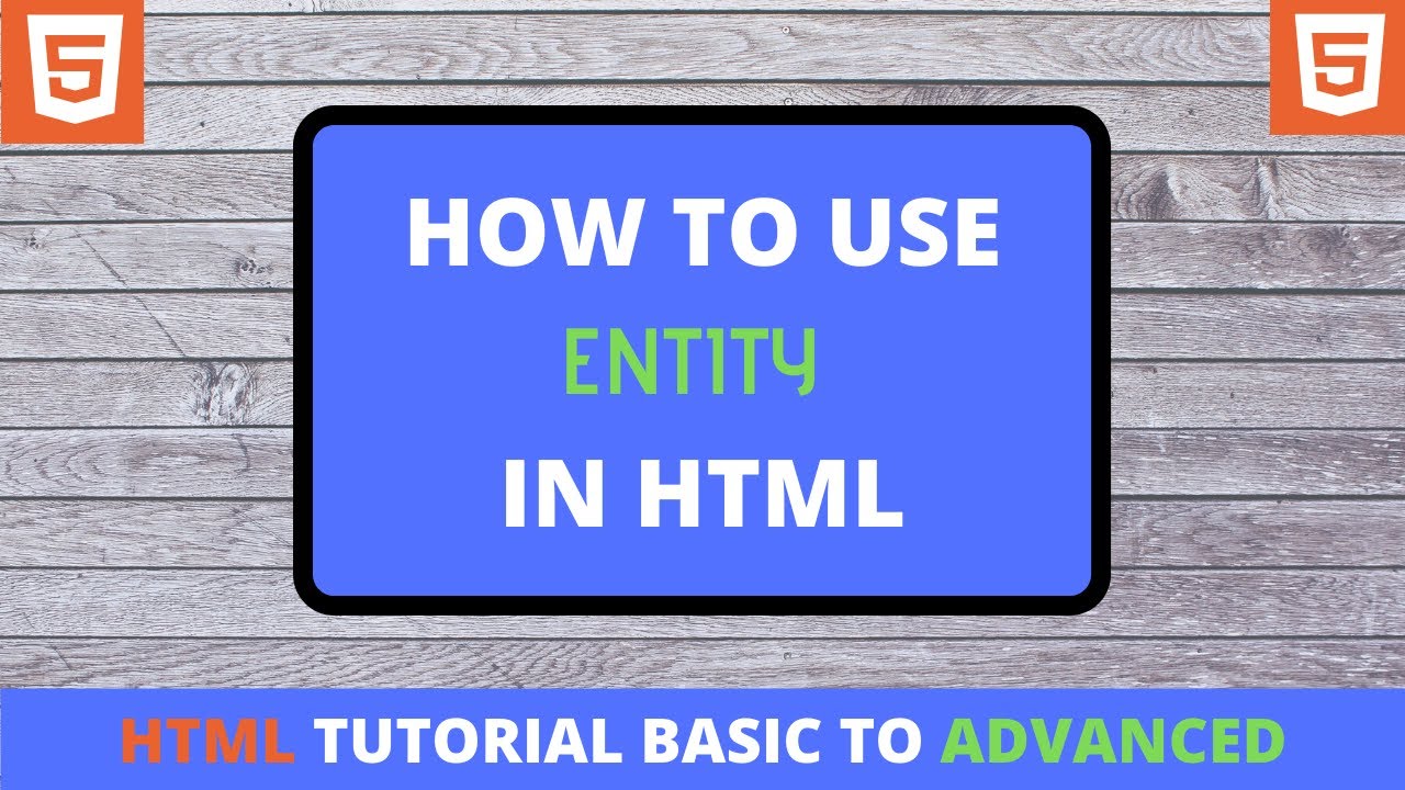 How To Use Html Entity And Special Character In Hindi Part 30 | by programmer shakil