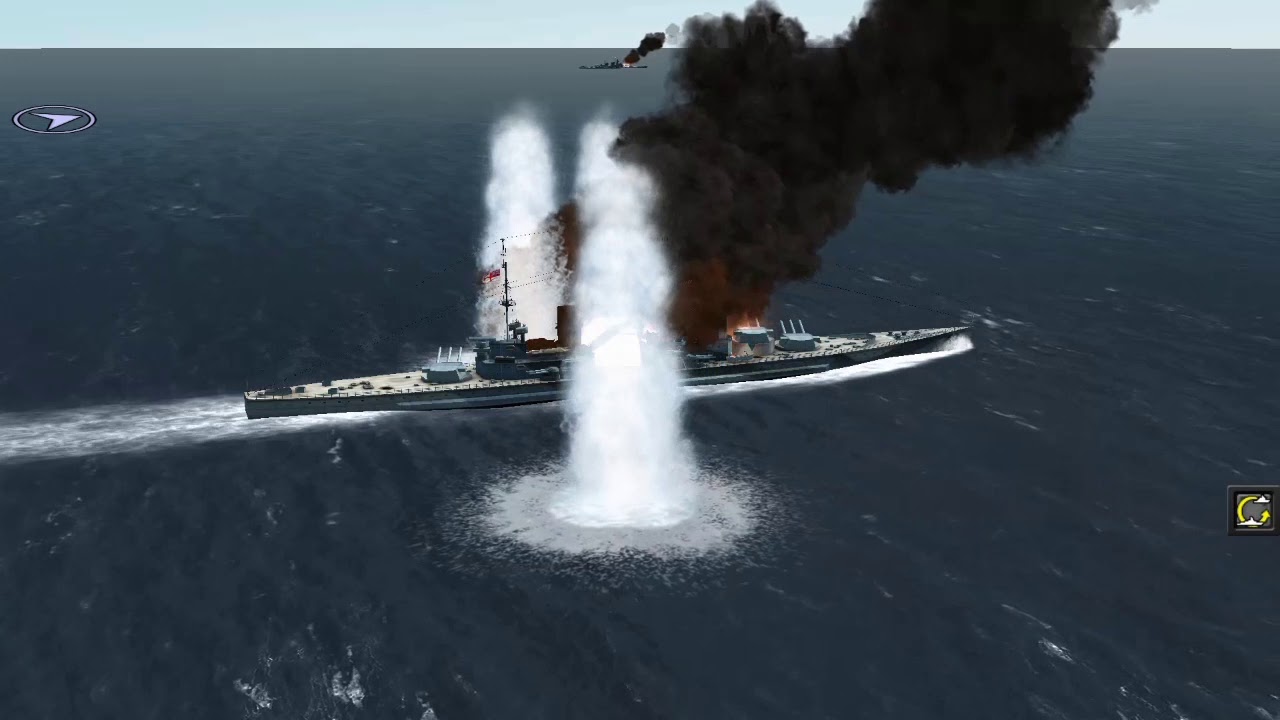 HMS Lion vs KMS Hutten (Atlantic Fleet)