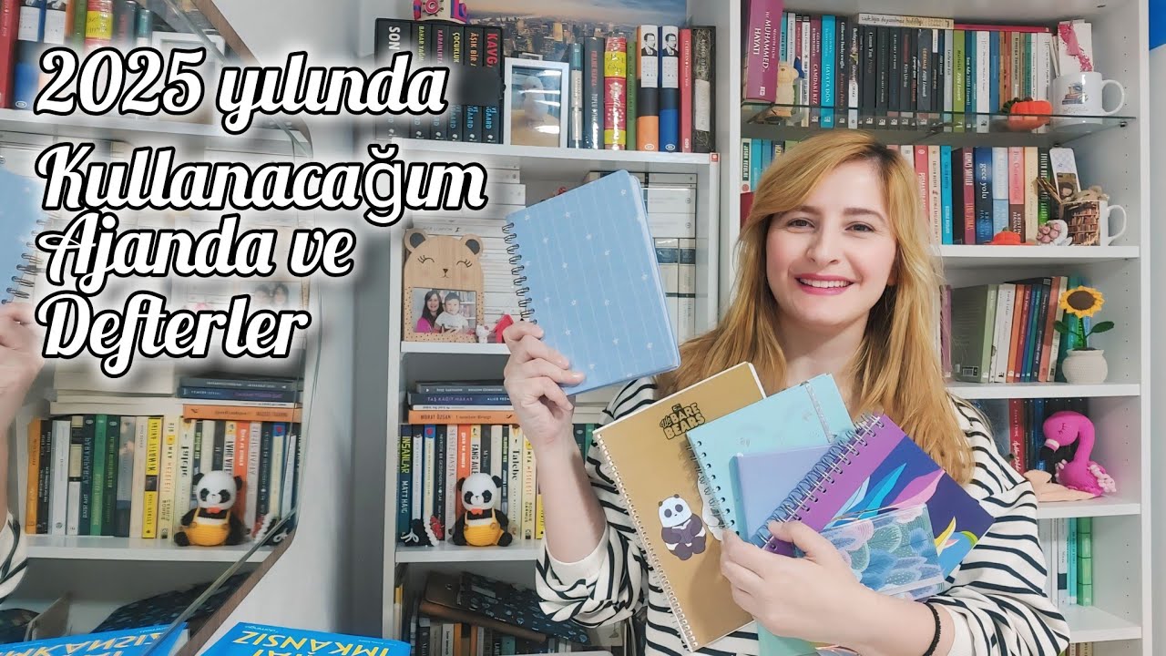 2025 Yılında Kullanacağım Ajanda Ve Defterler (Kitap ajandası, Defterlerime neler yazabilirim?)