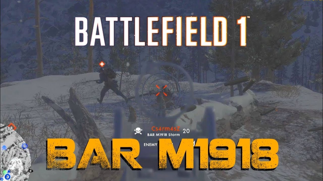 Battlefield 1 - BAR 1918 (Trench and storm)