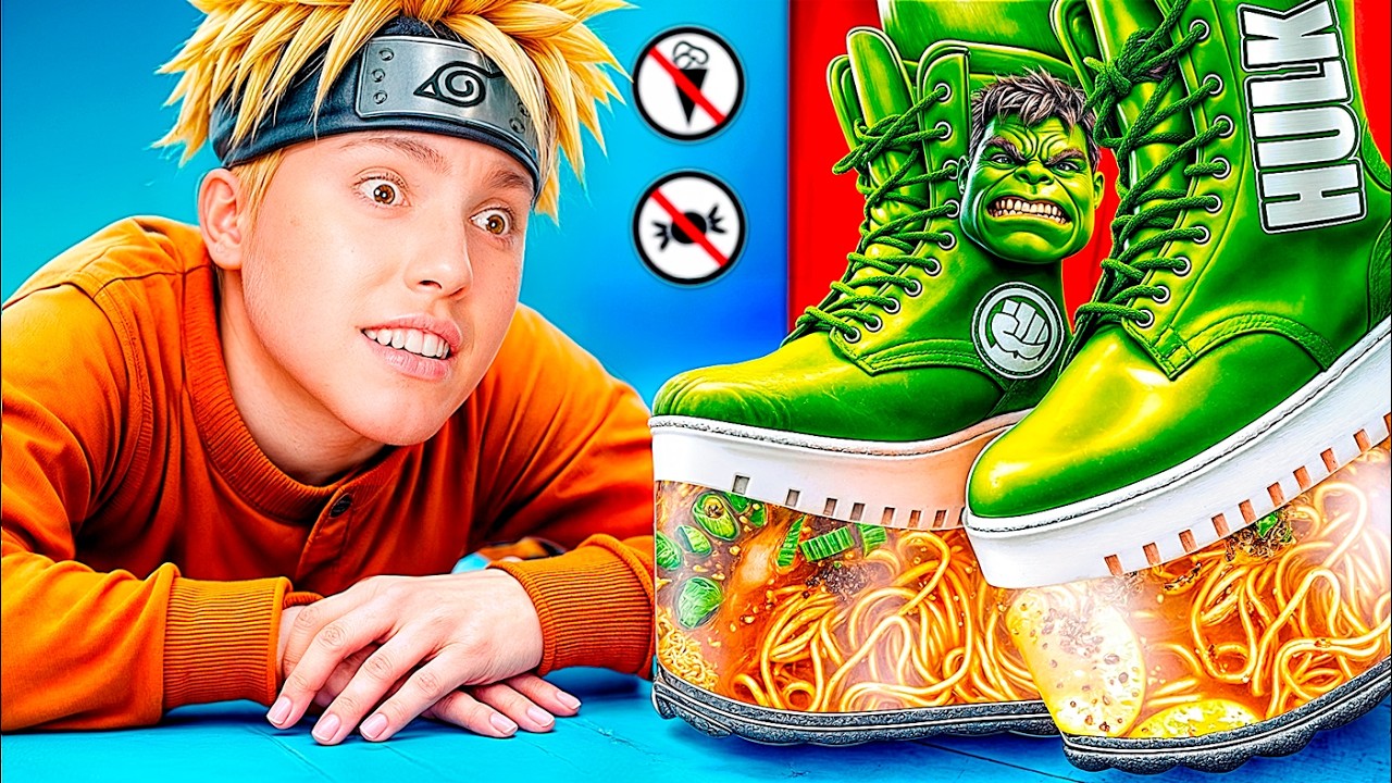 Naruto в реальной жизни! Как сбежать от злейшего Врага!