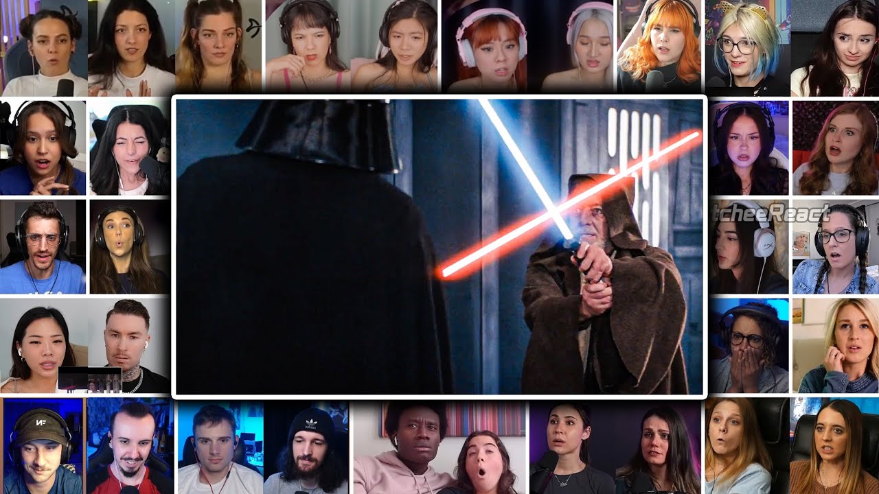 Obi-Wan vs. Darth Vader | Star Wars: A New Hope (1977) Reaction Mashup