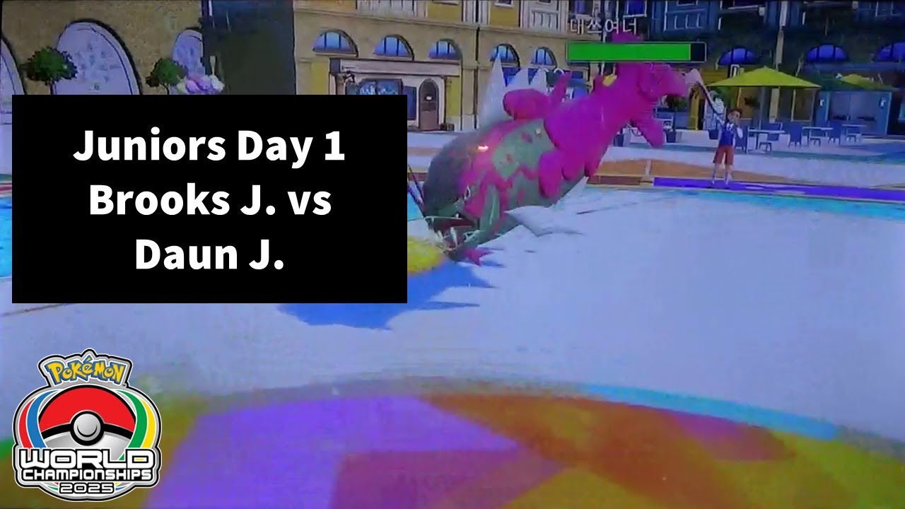 VGC '25 Worlds, Juniors D1 R2 - Brooks Johnson vs. Daun Jung