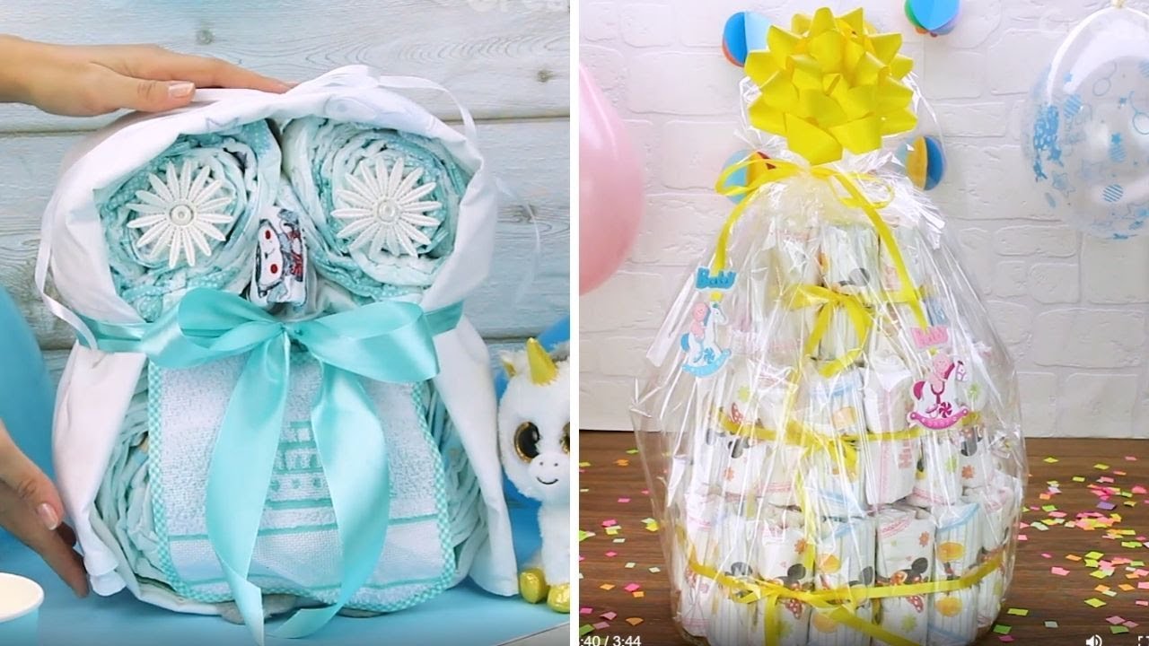 COME FARE LE TORTE DI PANNOLINI || Regalo PERFETTO per NEOMAMME!