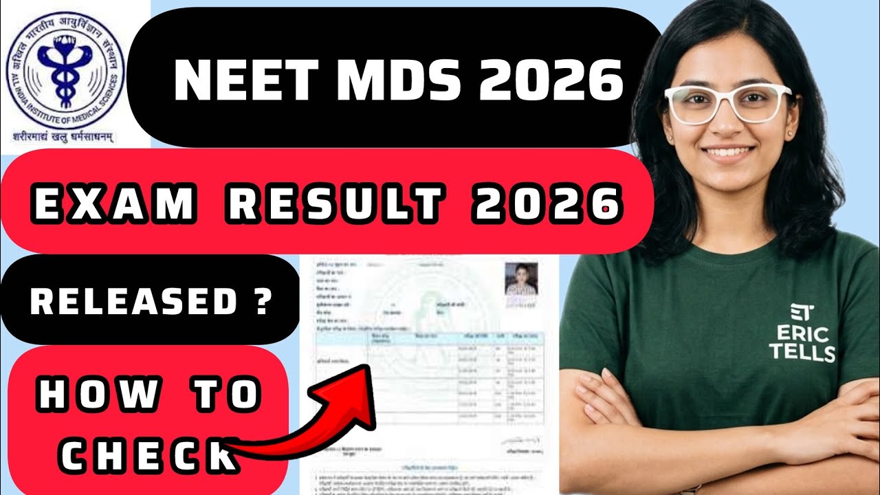 neet mds result 2026 | neet master of dental surgery result 2026