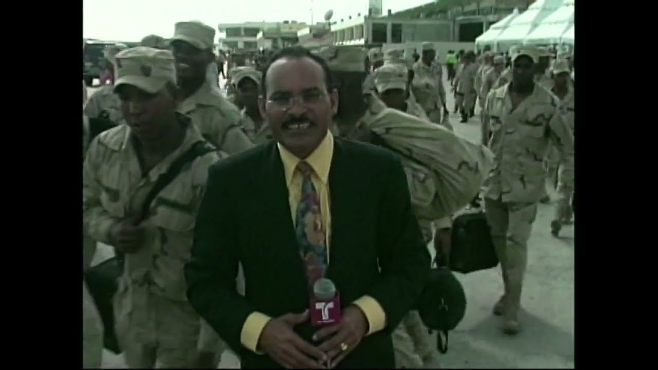 Soldados dominicanos retornan de Irak, tras participar en operación Fuerza Tarea Quisqueya 1 en 2003