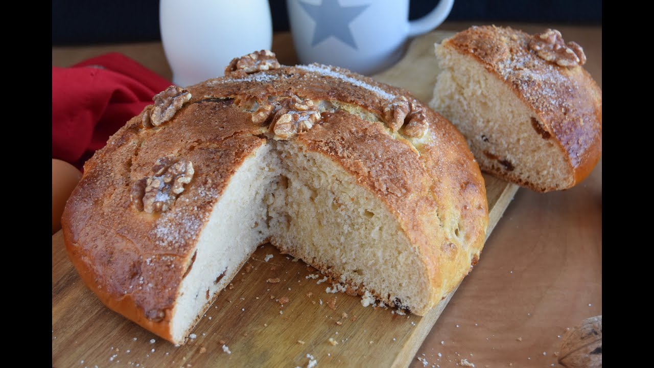 💚 Torta o coca de nueces y pasas RECETA TRADICIONAL