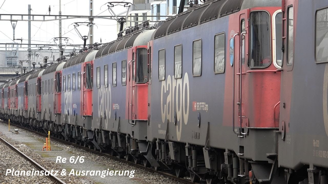 Die Re 6/6 zwischen Planeinsatz und Ausrangierung