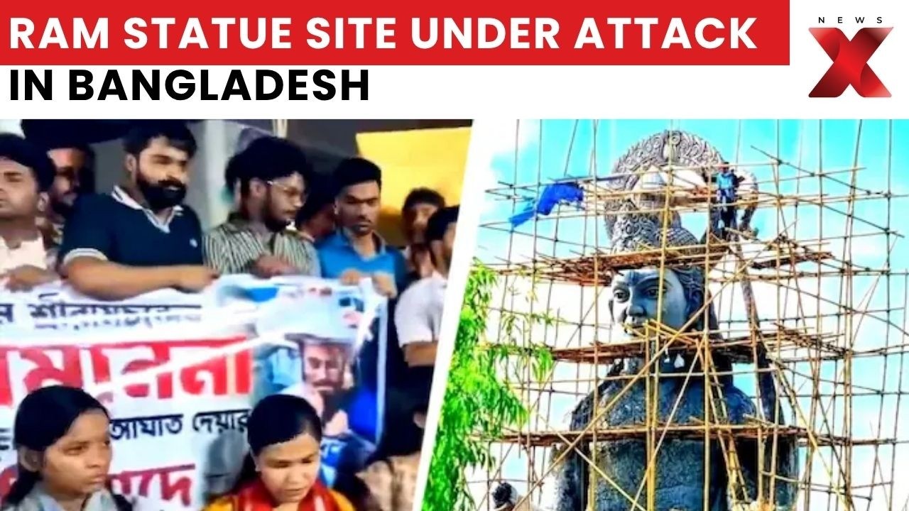 Viral Video Allegedly Shows Vandalism At Lord Ram Statue Site | NewsX