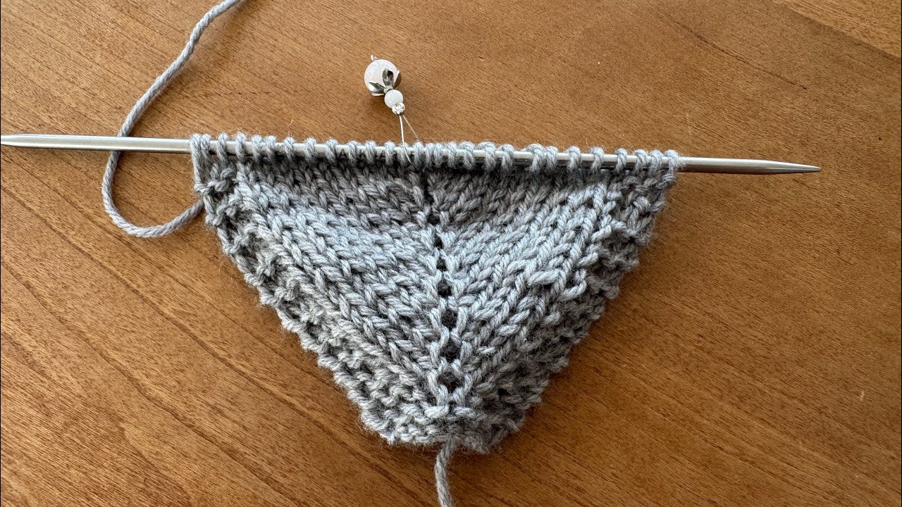 Raglanlinie beim #SharinTee stricken 