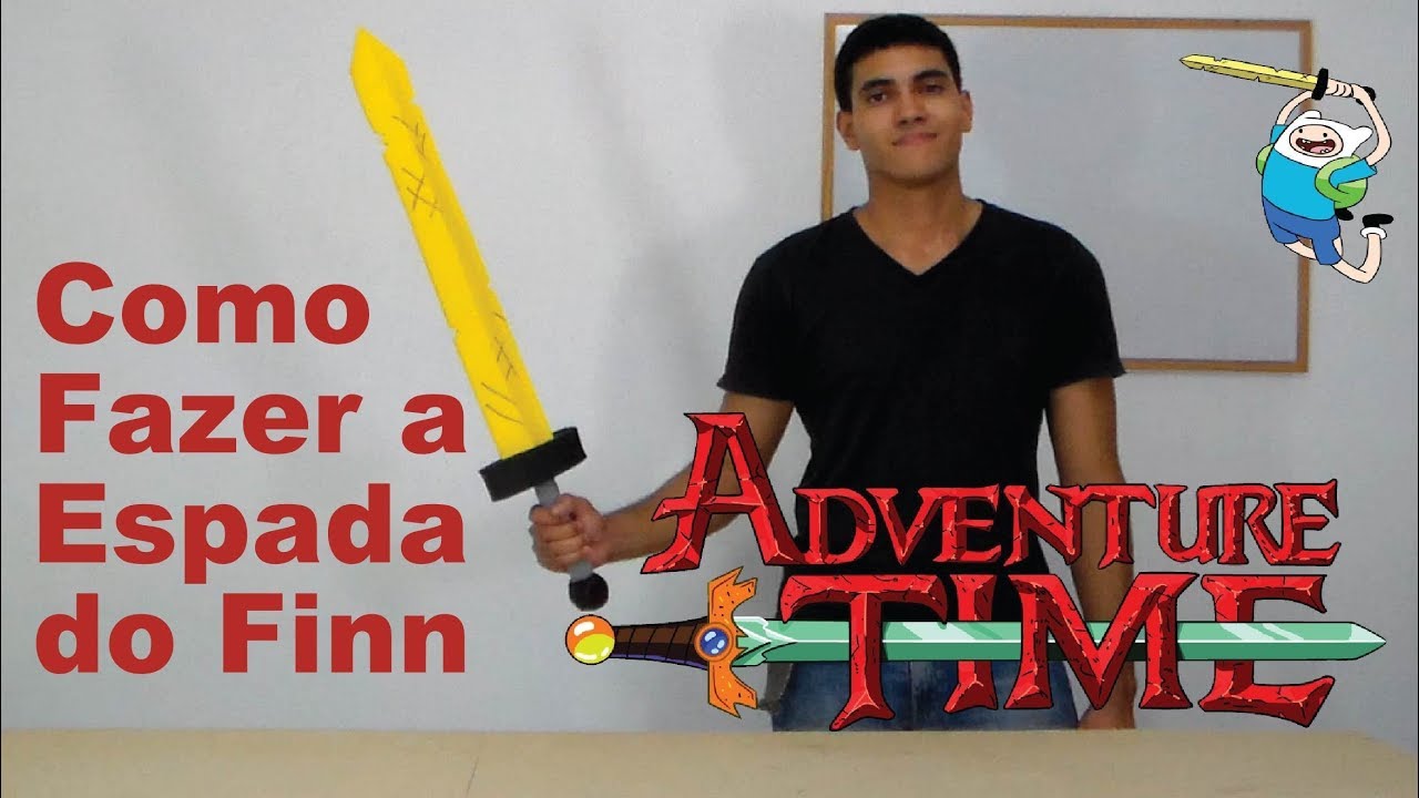 Como Fazer a Espada Dourada do Finn de Hora da Aventura para o seu Cosplay - Dicas de Cosmaker