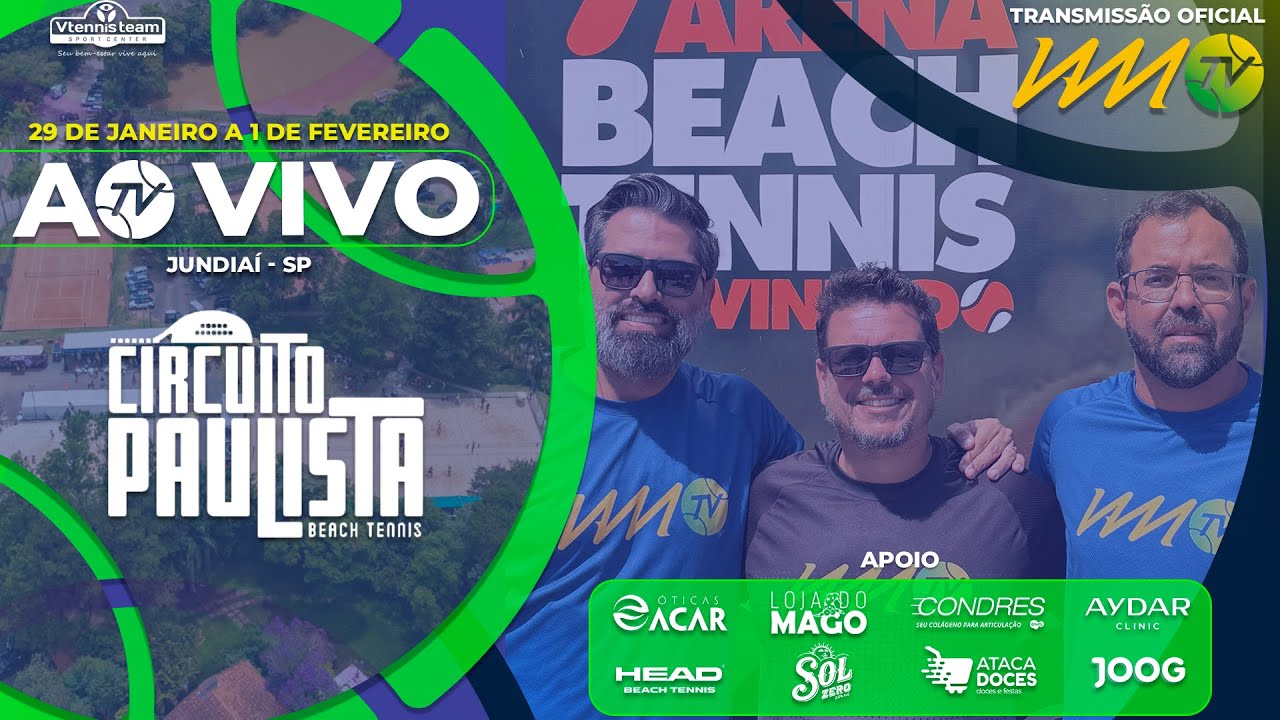 QUARTAS: PEDRO DELLANEGRA/ PEDRO MATTOS X GUILHERME BARONI/ JOÃO GUERINO - CIRCUITO PAULISTA