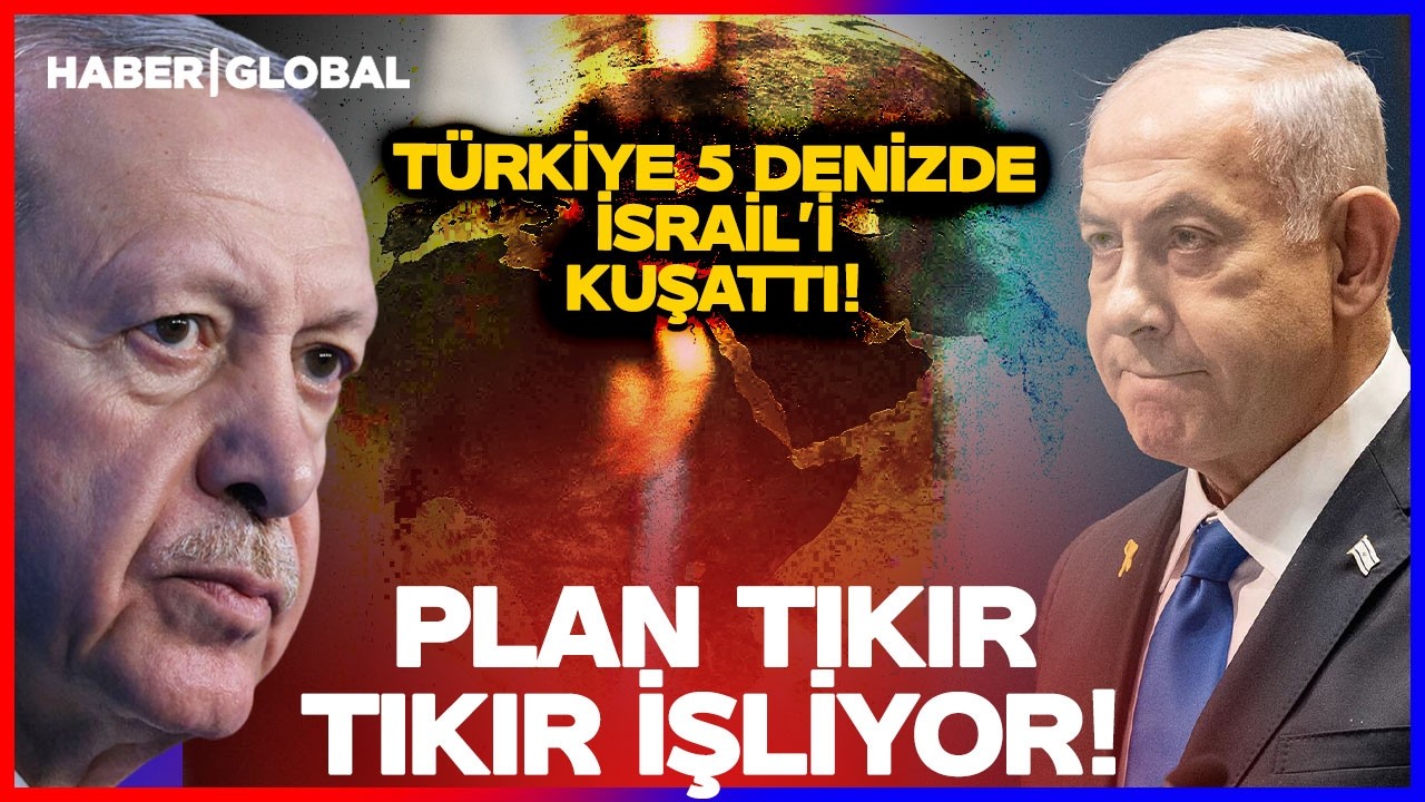 Plan Tıkır Tıkır İşliyor! Türkiye 5 Denizde İsrail'i Kuşattı Netanyahu Hindistan'a Sarıldı!