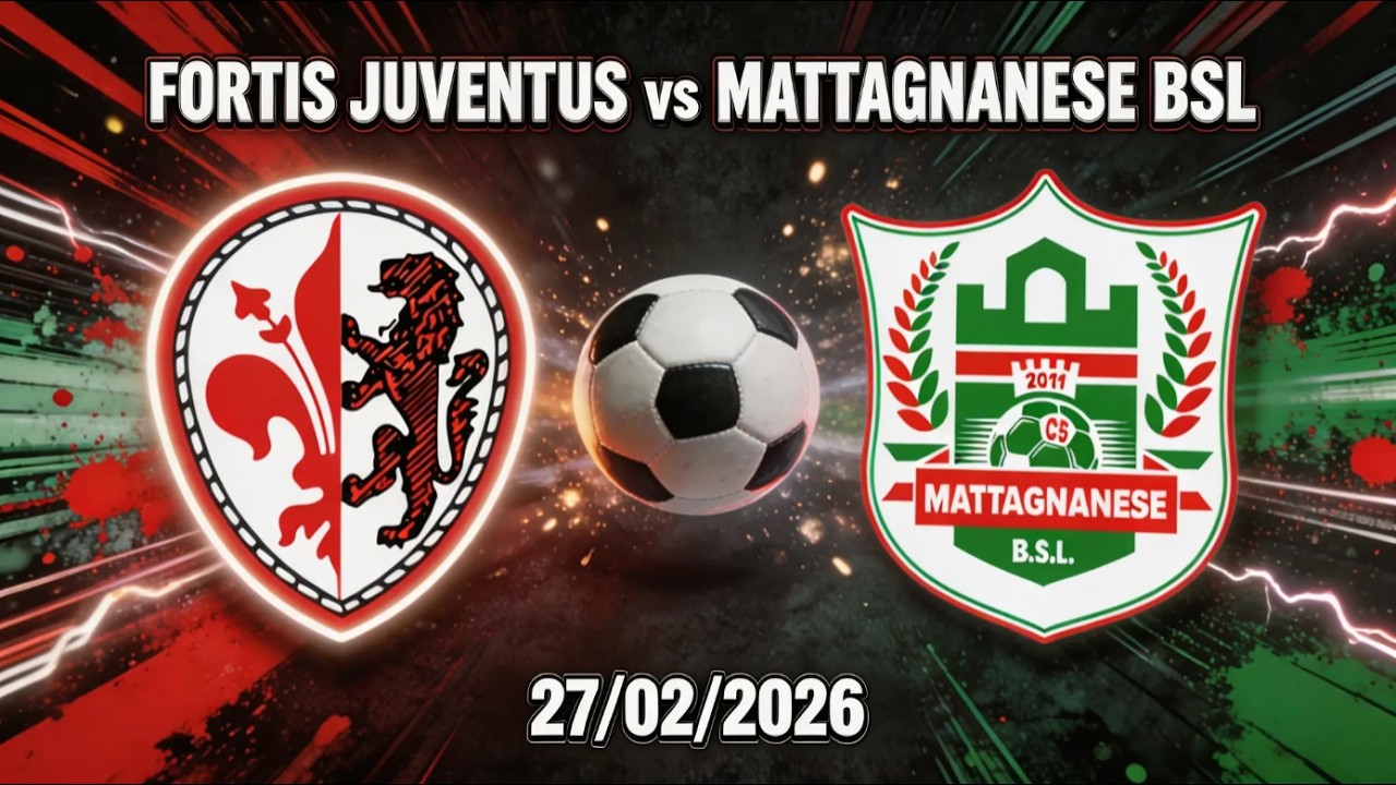 FIGC 2025/26 FUTSAL- Serie C2 Girone C - 16° Giornata - 27/02/2026 - FORTIS JUVENTUS vs MATTAGNANESE