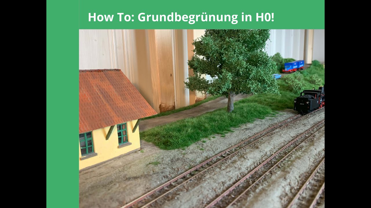 How to: Grundbegrünung für die Modelleisenbahn
