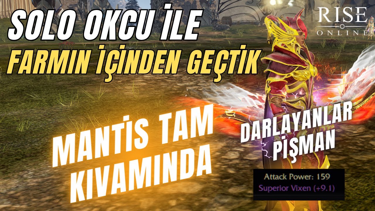 SOLO OKÇU İLE GÜZEL PARALAR KASIYORUZ | BİRİ BENİ DURDURSUN :D | Mantis BAZUKALI Okçu | Rise Online