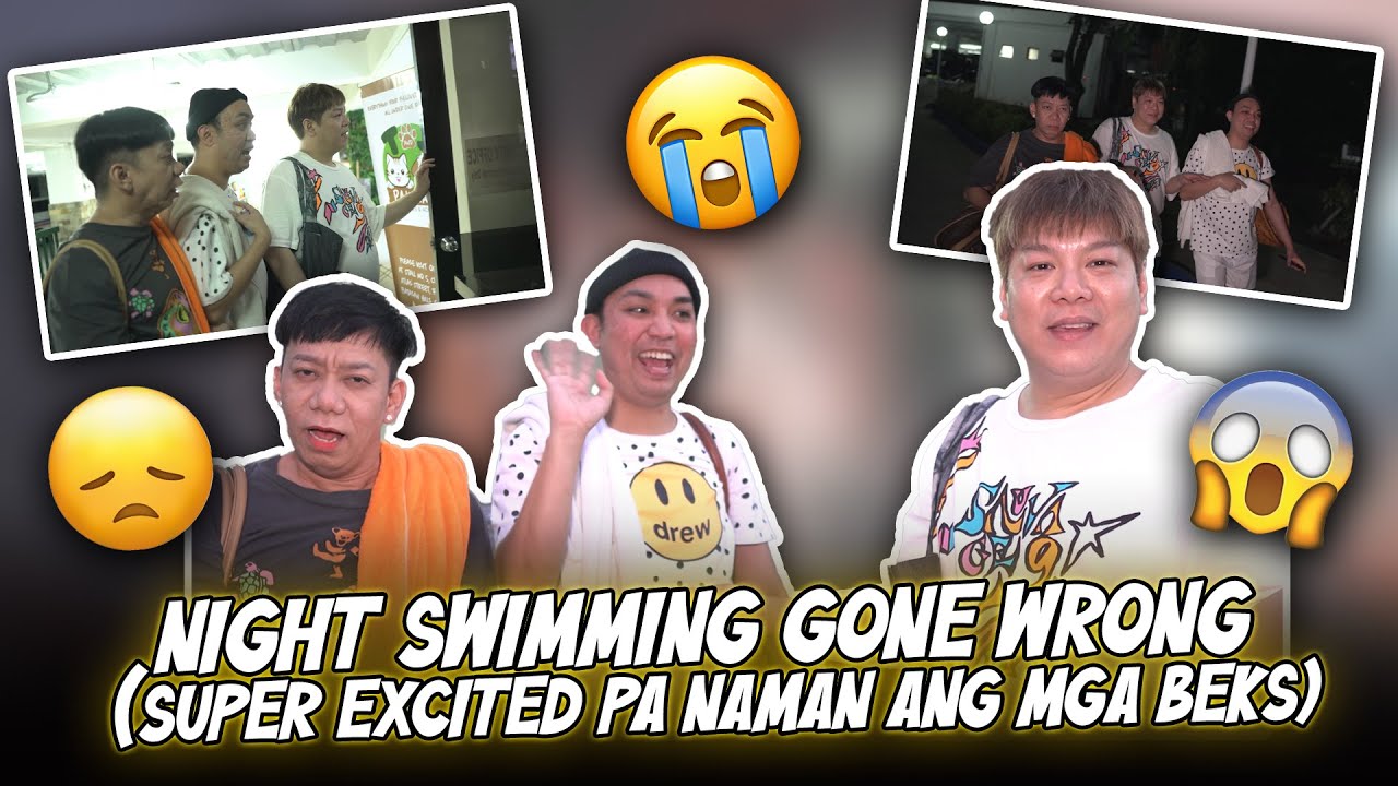 NIGHT SWIMMING GONE WRONG (SUPER EXCITED PA NAMAN ANG MGA BEKS) | BEKS BATTALION