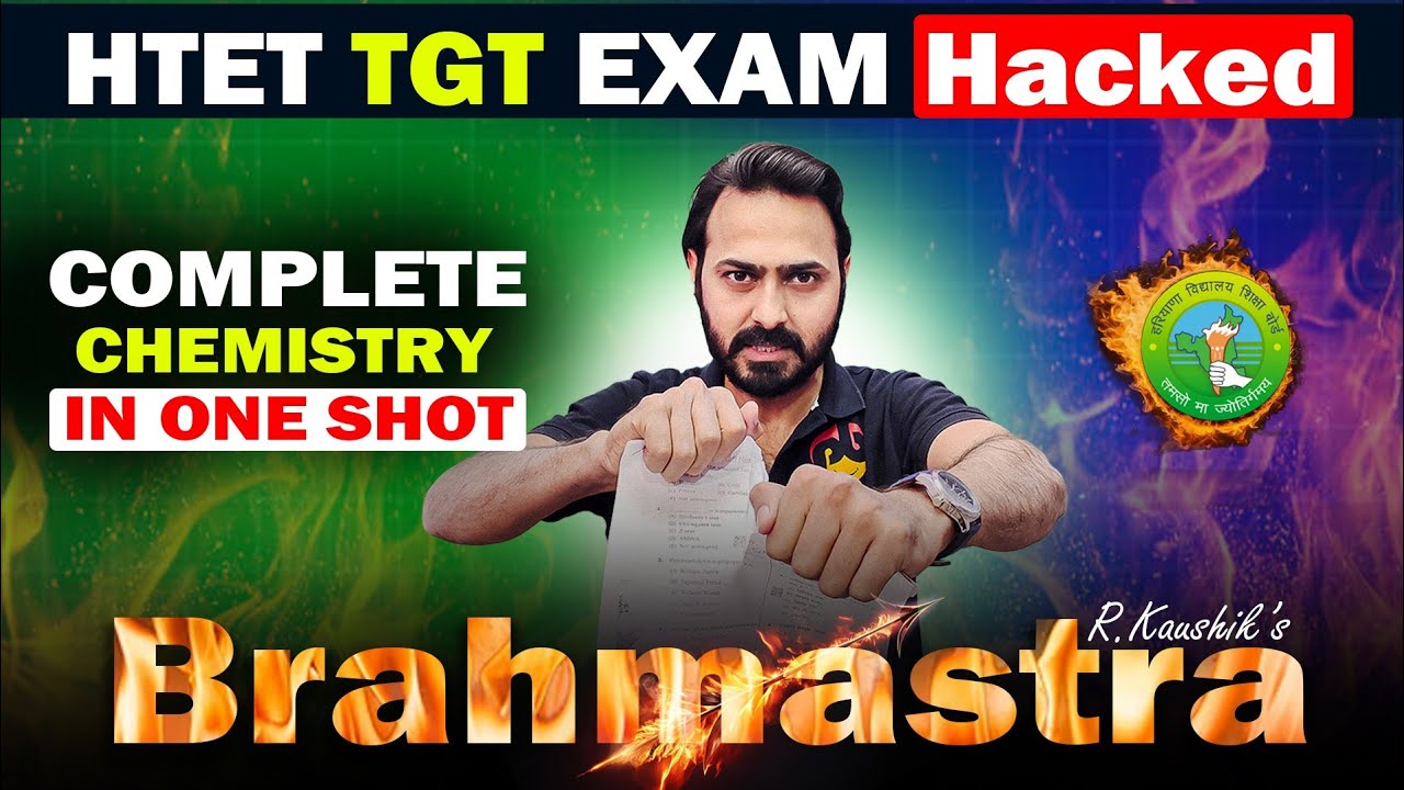 Complete Chemistry Htet tgt science marathon 2025 l PDF NOTES .. complete chemistry. htet 2025 2026 