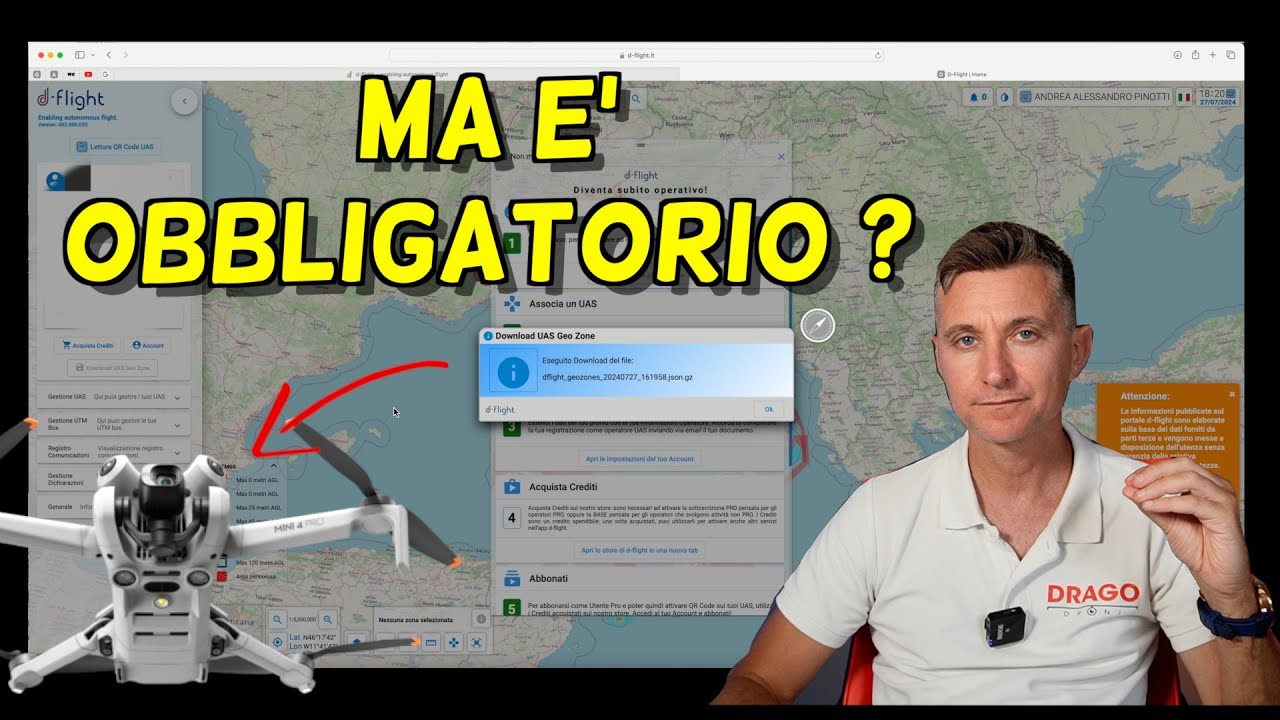 FILE JSON SU DFLIGHT ... Ma è obbligatorio inserirlo nel drone ?