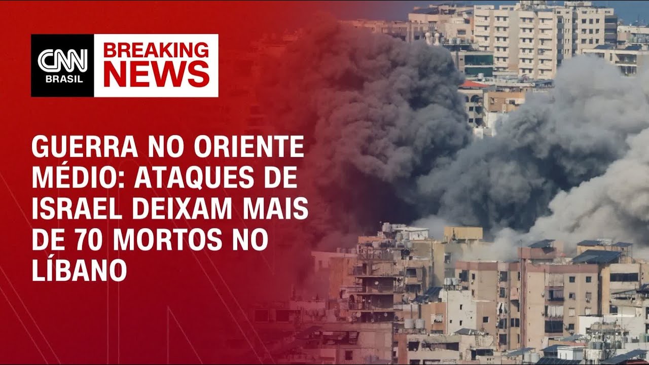 Ataques de Israel no Líbano deixam mais de 70 mortos e 437 feridos | CNN PRIME TIME