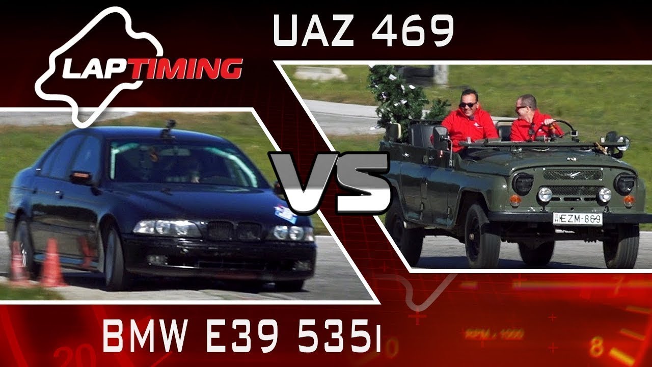 A leggyorsabb karácsony! UAZ 469 vs. BMW E39 535i (LapTiming ep. 47)