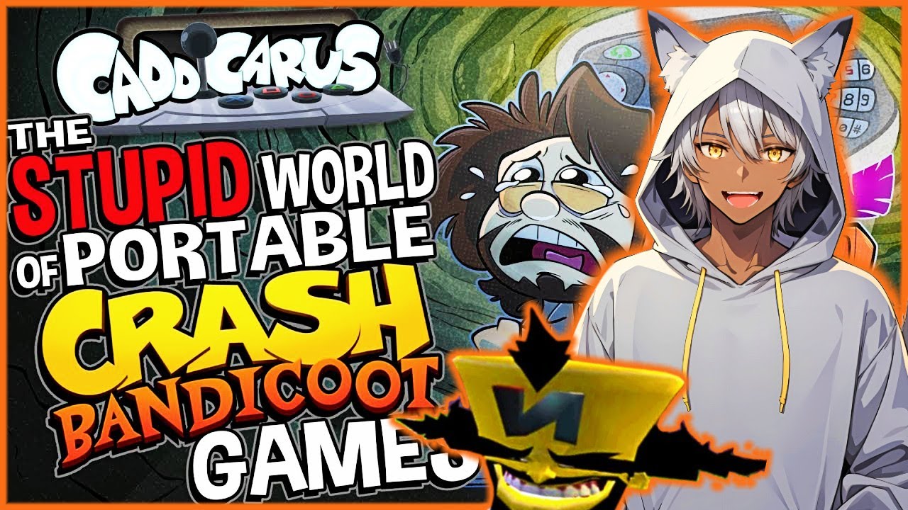 The Stupid World of Portable Crash Bandicoot Games | Sleepy Reacts to Caddicarus