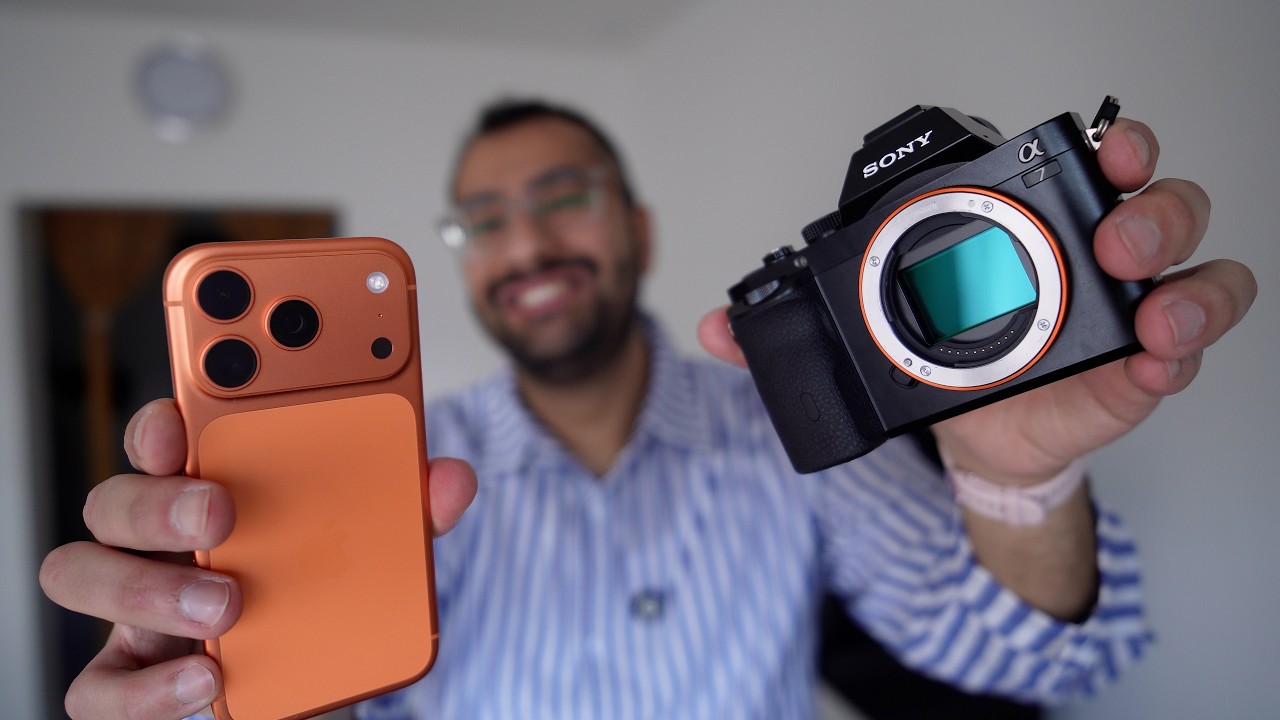 ايفون 17 ضد كاميرا Full frame  قديمة . مين بيربح؟