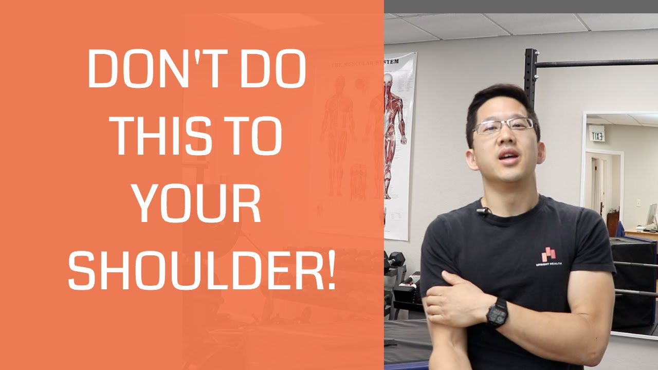Worst mistakes for shoulder pain - 2 TERRIBLE shoulder exercises and 2 good exercises!