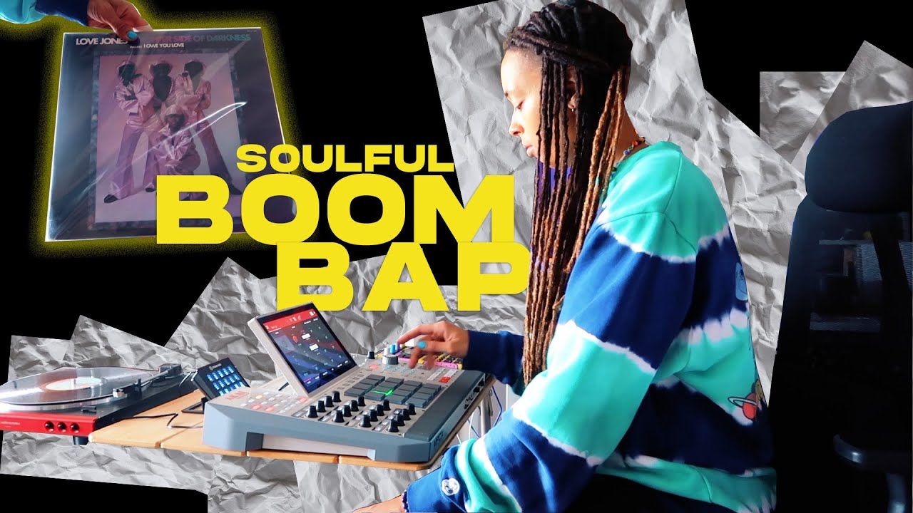Sarah2ill making soul beats on MPC X SE (no talking, just beats)