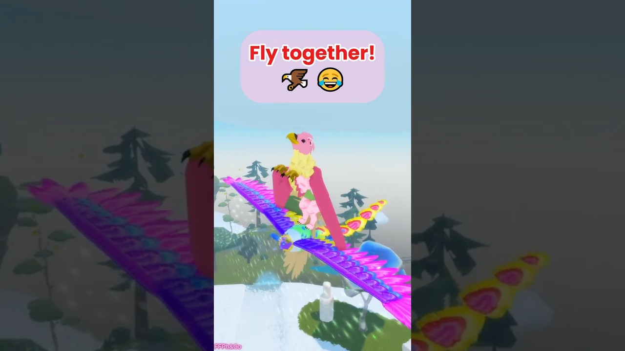 Pick-Up Glitch 😎👍 in Feather Family #RobloxShorts #FeatherFamily