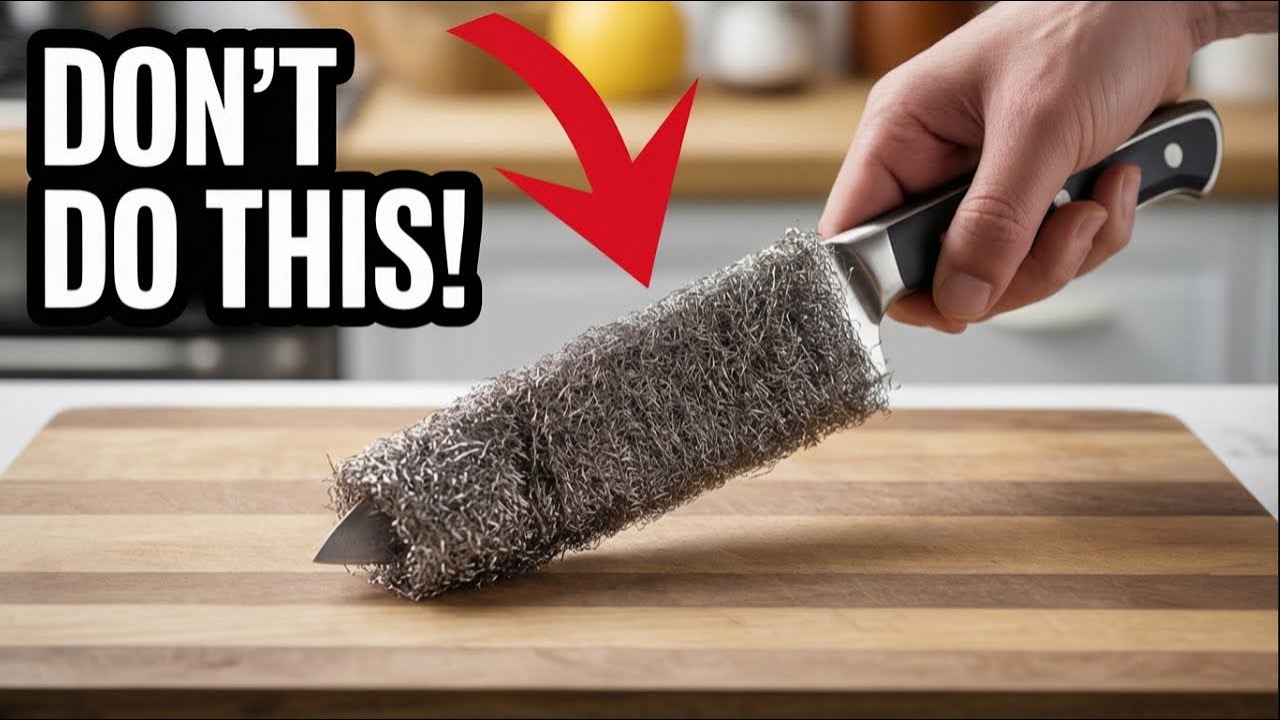 Dull Knife? Steel Wool Fixes It in 10 Seconds