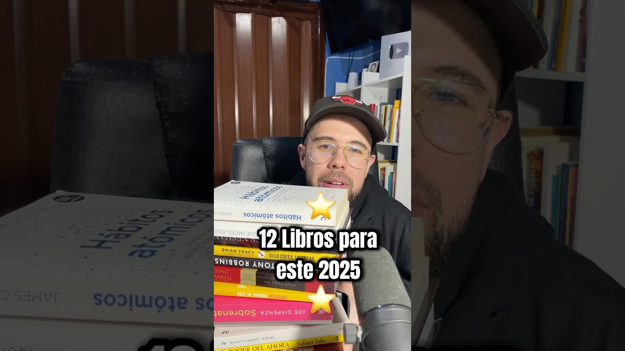 ‼️ RETO: 12 LIBROS DE DESARROLLO PERSONAL PARA LEER ESTE 2025 ‼️