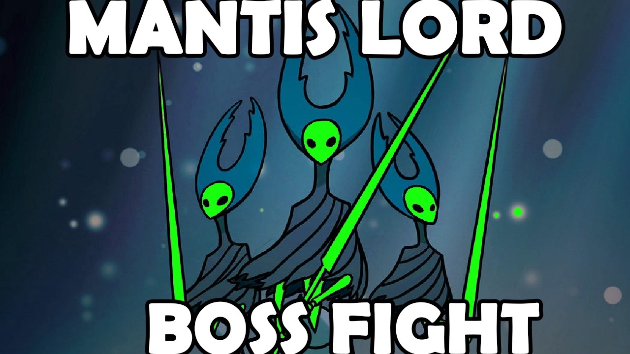 When the BOSS give you EYE DRYNESS | Mantis Lords | HOLLOW KNIGHT