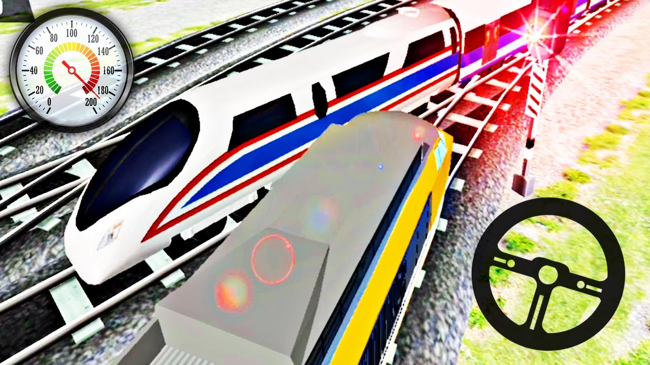 Euro Train Driving - Very High Speed Train Game Simulator -  Android iOS Gameplay