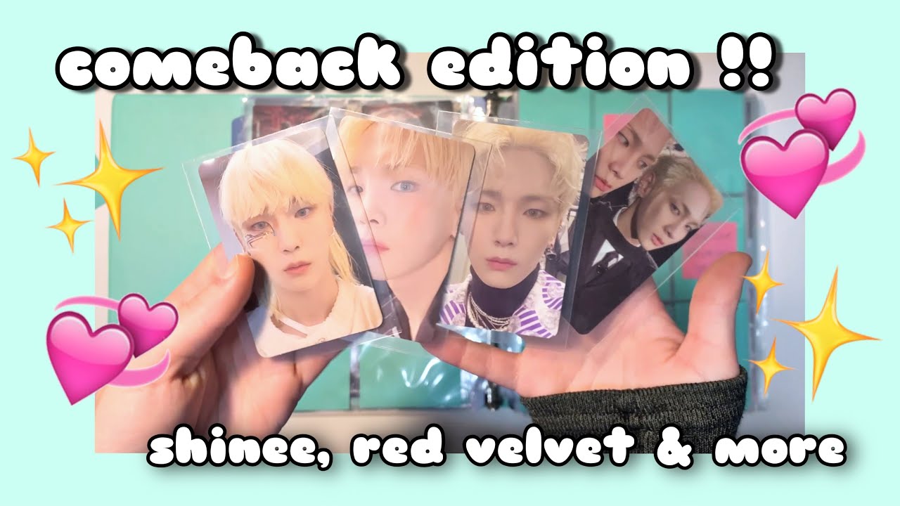 ☆ storing photocards: BAD LOVE comeback edition!! + shinee boa red velvet ☆