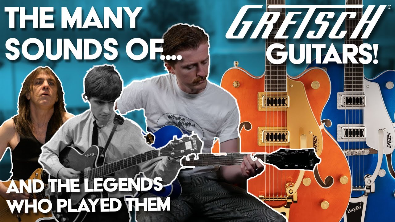 МНОЖЕСТВО ЗВУКОВ ГИТАР GRETSCH (И КУЛЬТОВ, КОТОРЫЕ НА НИХ ИЗДАВАЛИ)