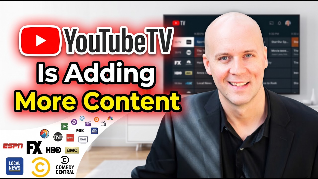 YouTube TV добавляет больше контента