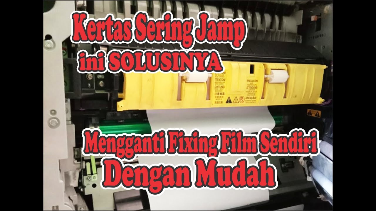 Cara Mengganti, Mebersihkan dan Memberi Pelumas/Silicon Oil Pada Fixing Unit Film | Rafi Nofi