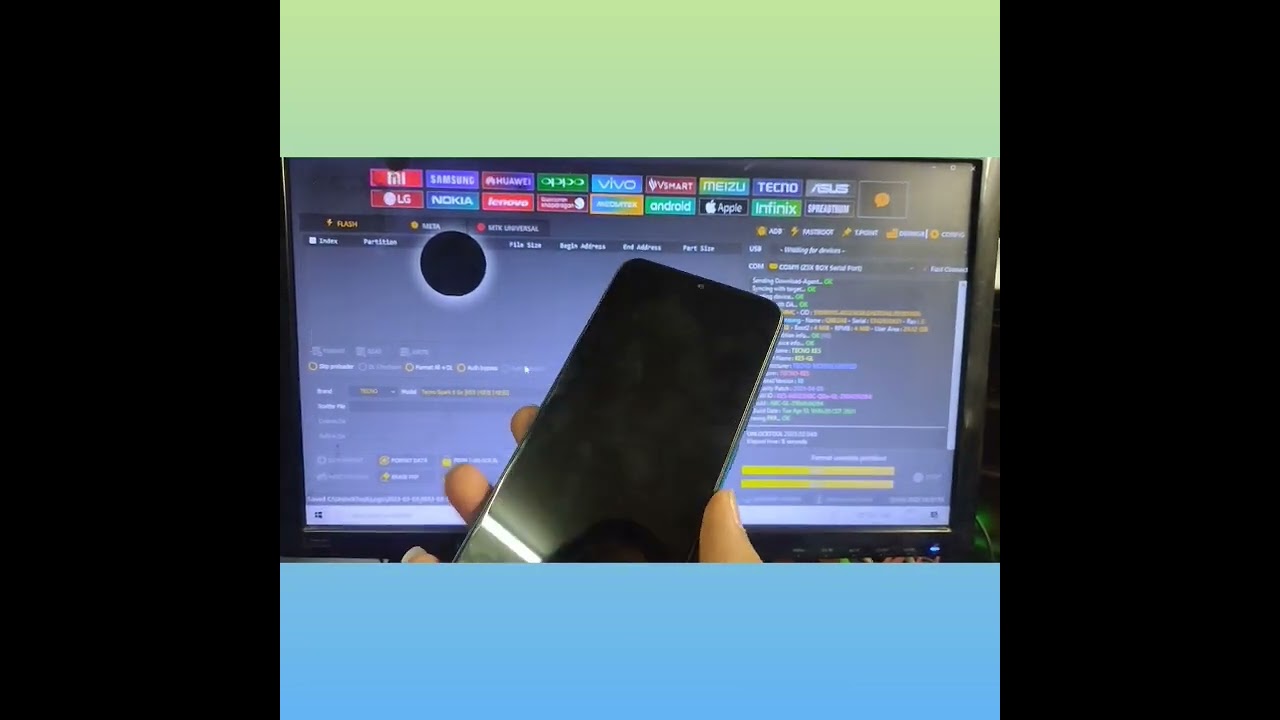 Techno Spark Go 2020(Ke5) Password And FRP Baypass Unlock Tool