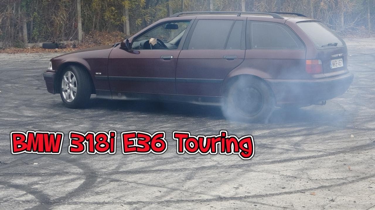 BMW 318i E36 Touring 115 Hp drift and donuts