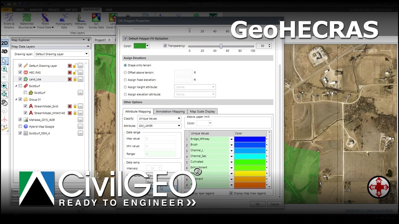 2D Modeling in GeoHECRAS | CivilGEO