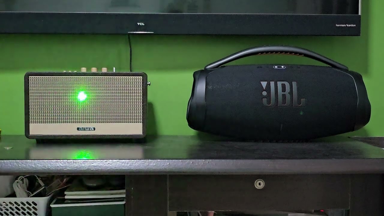 Aiwa Retro Heritage II VS JBL Boombox 3 (เพลง เสียงขลุยเรียกนาง)#aiwa #jblboombox3