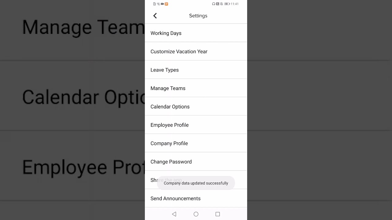 Manage Company Settings - Day Off: Vacation Tracker | PTO Tracker | Leave Tracker