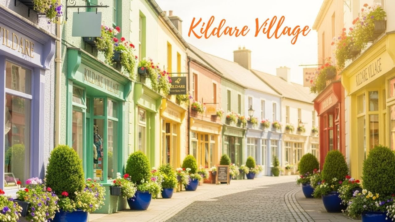 Escape to Luxury: Kildare Village ASMR Window Shopping Walk | 4K | 3D Sound