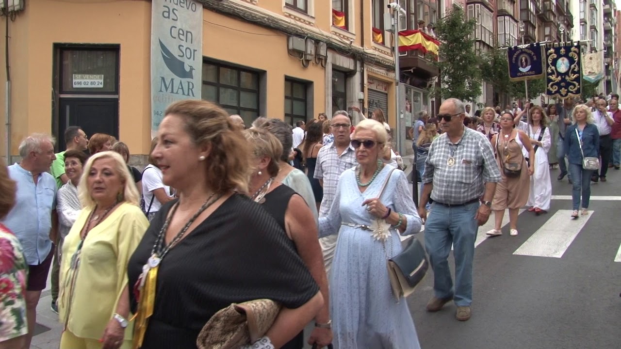 VIRGEN DEL CARMEN EN SANTANDER  2019  PROCESIÓN POR LAS CALLES DE LA CIUDAD