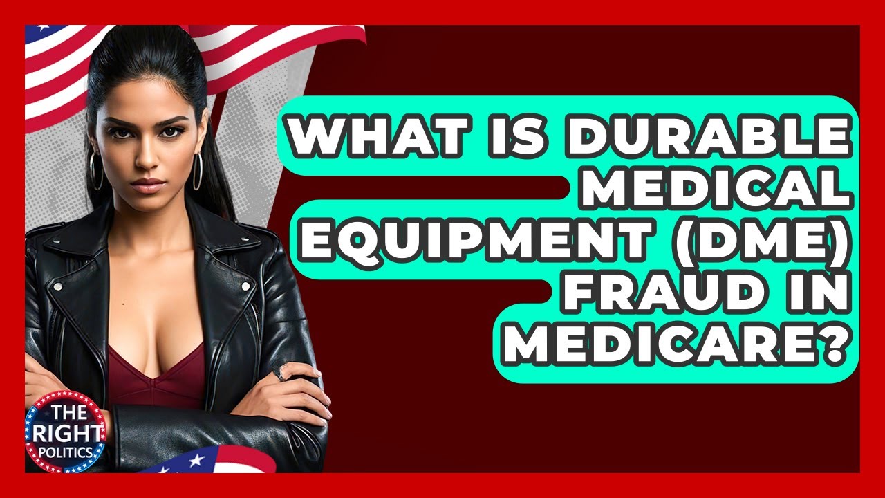 What Is Durable Medical Equipment (DME) Fraud In Medicare? - The Right Politics