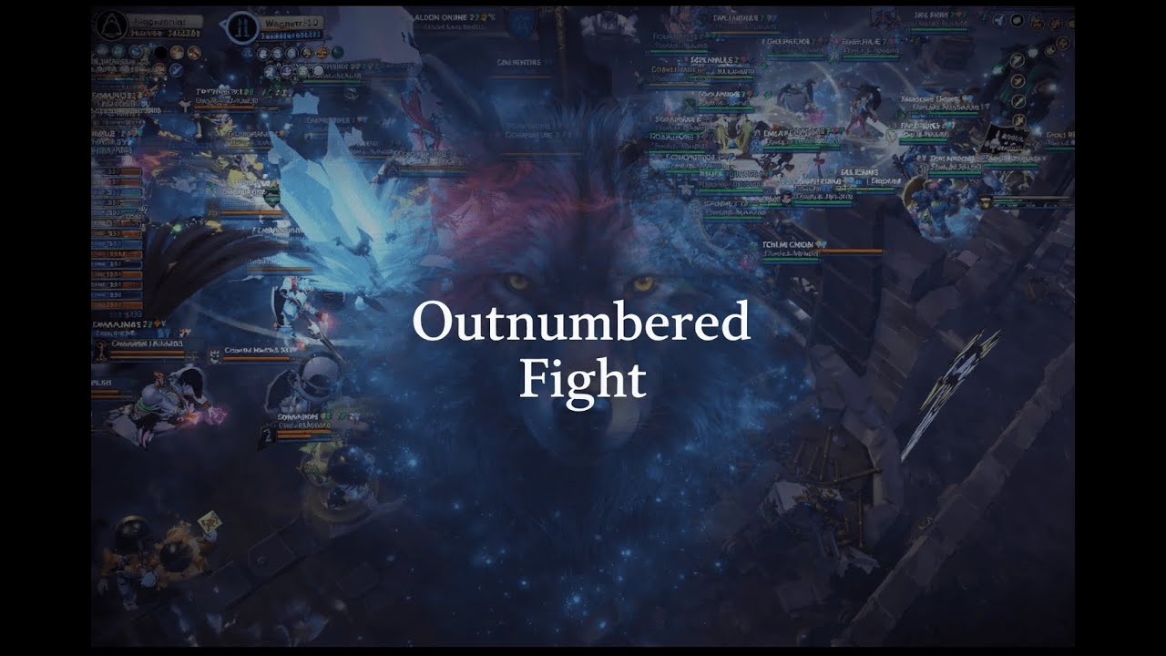 Lobitos 13% vs Gelo e teco + ally [Bmzao] 26% Outnumber Fight / Icicle Pov | Albion Online ZvZ