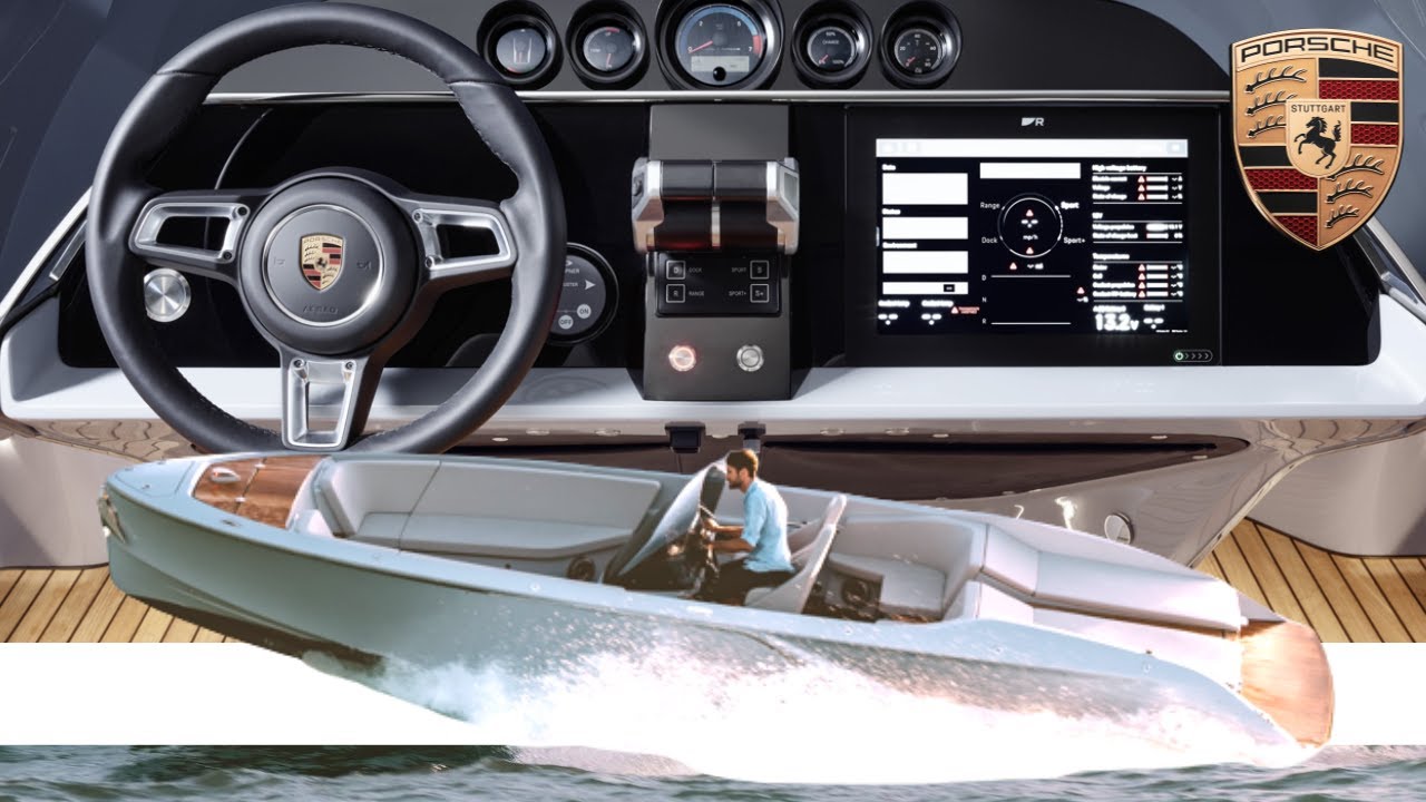Porsche Electric Speedboat With Macan Powertrain
