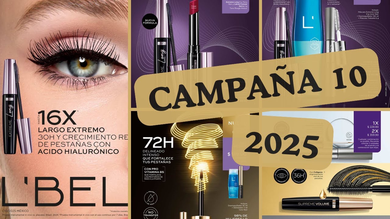 CAT&Aacute;LOGO LBEL CAMPA&Ntilde;A 10 2025 M&Eacute;XICO