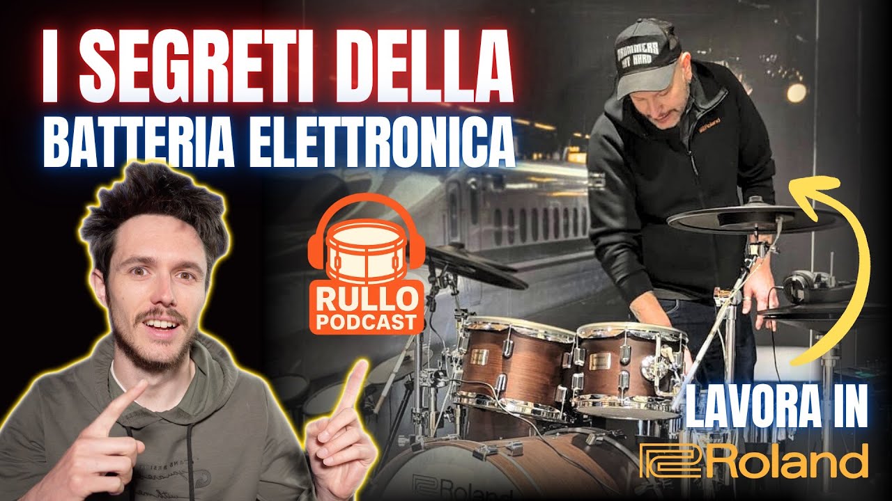 I SEGRETI della BATTERIA ELETTRONICA con ALESSANDRO GRAMEGNA di ROLAND | RULLO PODCAST